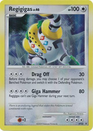 Regigigas (DP40) (Jumbo Card) [Diamond & Pearl: Black Star Promos] - Destination Retro