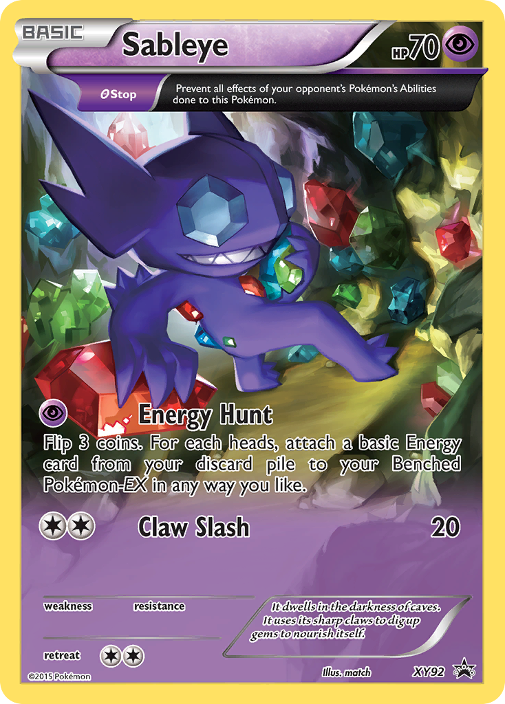 Sableye (XY92) [XY: Black Star Promos] - Destination Retro