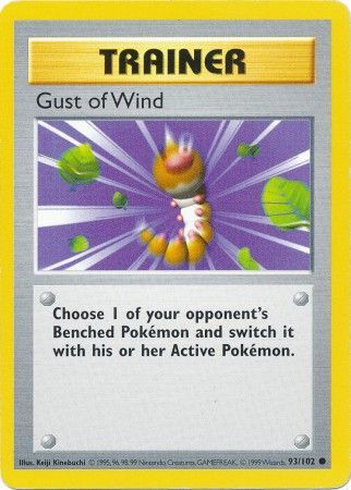 Gust of Wind (93/102) [Base Set Shadowless Unlimited] - Destination Retro