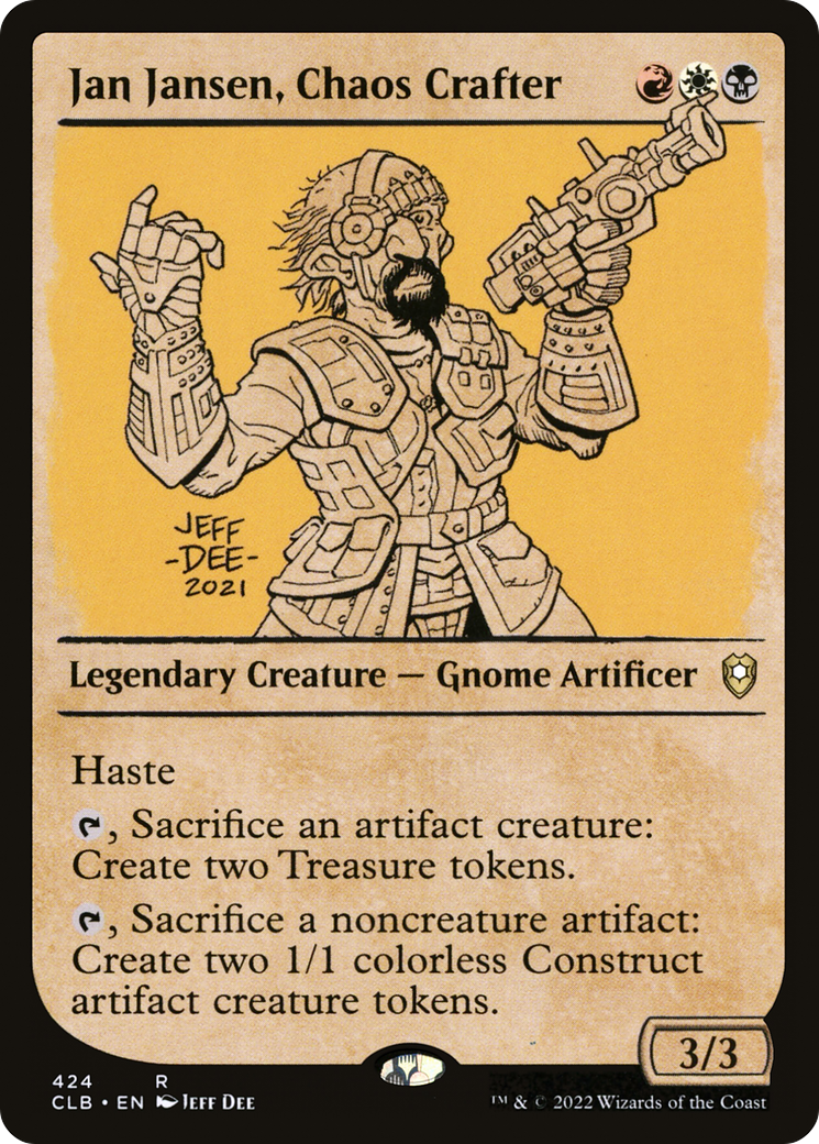 Jan Jansen, Chaos Crafter (Showcase) [Commander Legends: Battle for Baldur's Gate] - Destination Retro