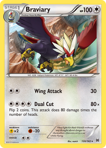 Braviary (130/162) [XY: BREAKthrough] - Destination Retro