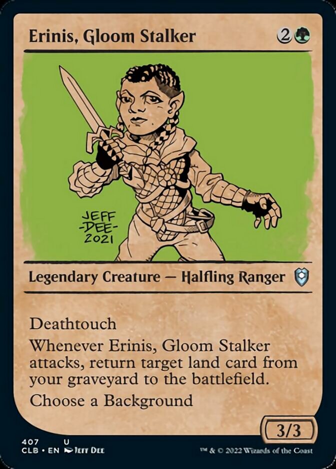 Erinis, Gloom Stalker (Showcase) [Commander Legends: Battle for Baldur's Gate] - Destination Retro