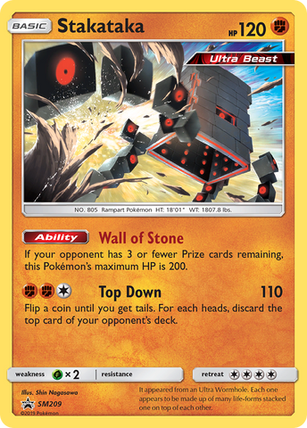 Stakataka (SM209) [Sun & Moon: Black Star Promos] - Destination Retro