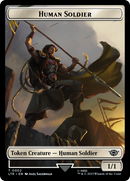 Food (10) // Human Soldier (02) Double-Sided Token [The Lord of the Rings: Tales of Middle-Earth Tokens] - Destination Retro