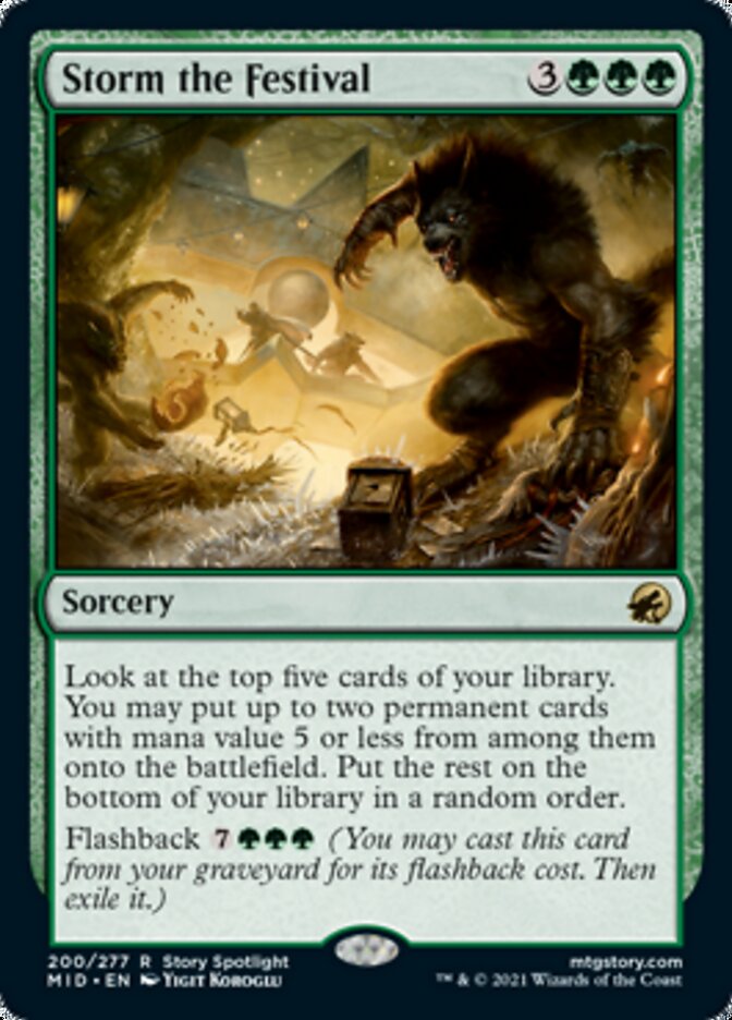 Storm the Festival [Innistrad: Midnight Hunt] - Destination Retro