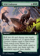 Wild Endeavor (Extended) [Dungeons & Dragons: Adventures in the Forgotten Realms Commander] - Destination Retro