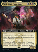 Vazi, Keen Negotiator (Extended Art) [Streets of New Capenna Commander] - Destination Retro