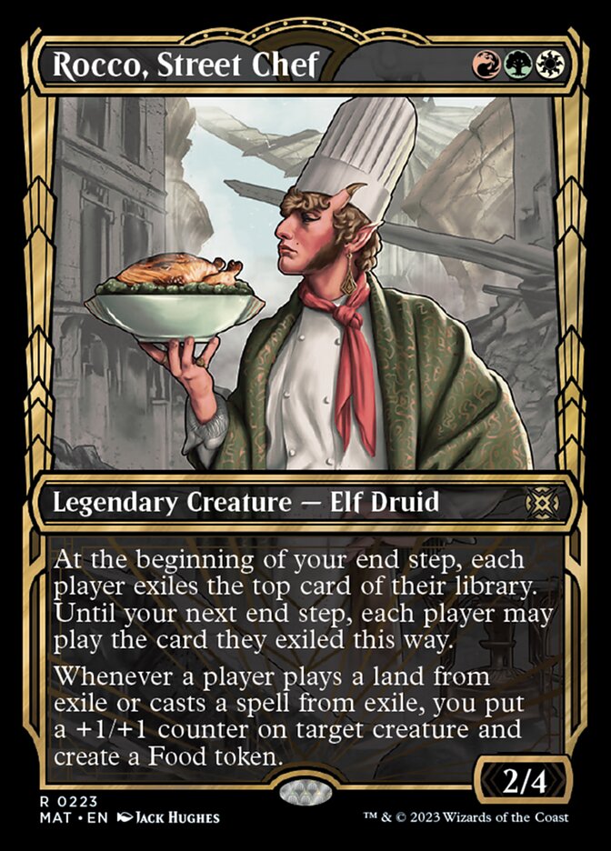 Rocco, Street Chef (Showcase Halo Foil) [March of the Machine: The Aftermath] - Destination Retro