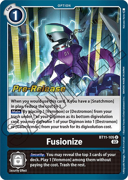 Fusionize [BT11-105] [Dimensional Phase Pre-Release Promos] - Destination Retro