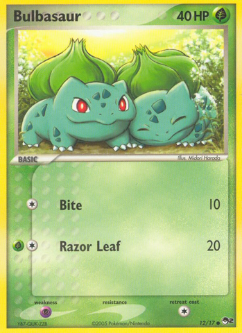 Bulbasaur (12/17) [POP Series 2] - Destination Retro