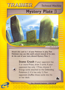 Mystery Plate Beta (134/144) [Skyridge] - Destination Retro
