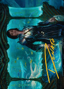 Lagrella, the Magpie Art Card (Gold-Stamped Signature) [Streets of New Capenna Art Series] - Destination Retro