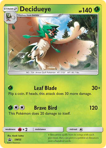 Decidueye (SM55) [Sun & Moon: Black Star Promos] - Destination Retro