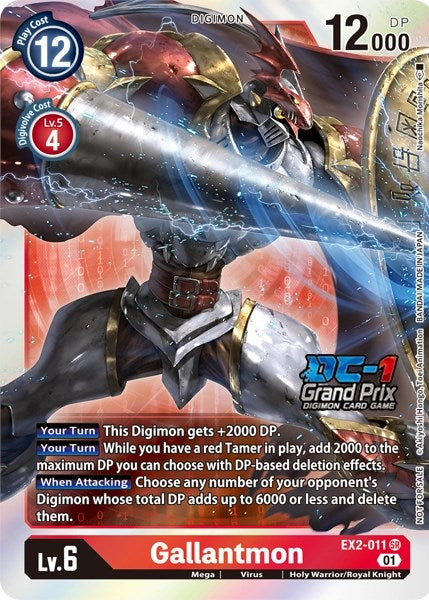 Gallantmon [EX2-011] (DC-1 2022 Stamped) [Digital Hazard Promos] - Destination Retro