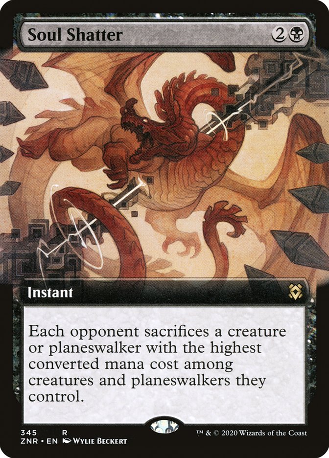 Soul Shatter (Extended Art) [Zendikar Rising] - Destination Retro