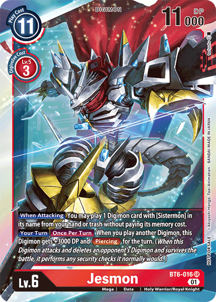 Jesmon [BT6-016] (Event Pack 2) [Promotional Cards] - Destination Retro