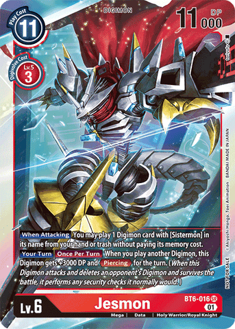 Jesmon [BT6-016] (Event Pack 2) [Promotional Cards] - Destination Retro
