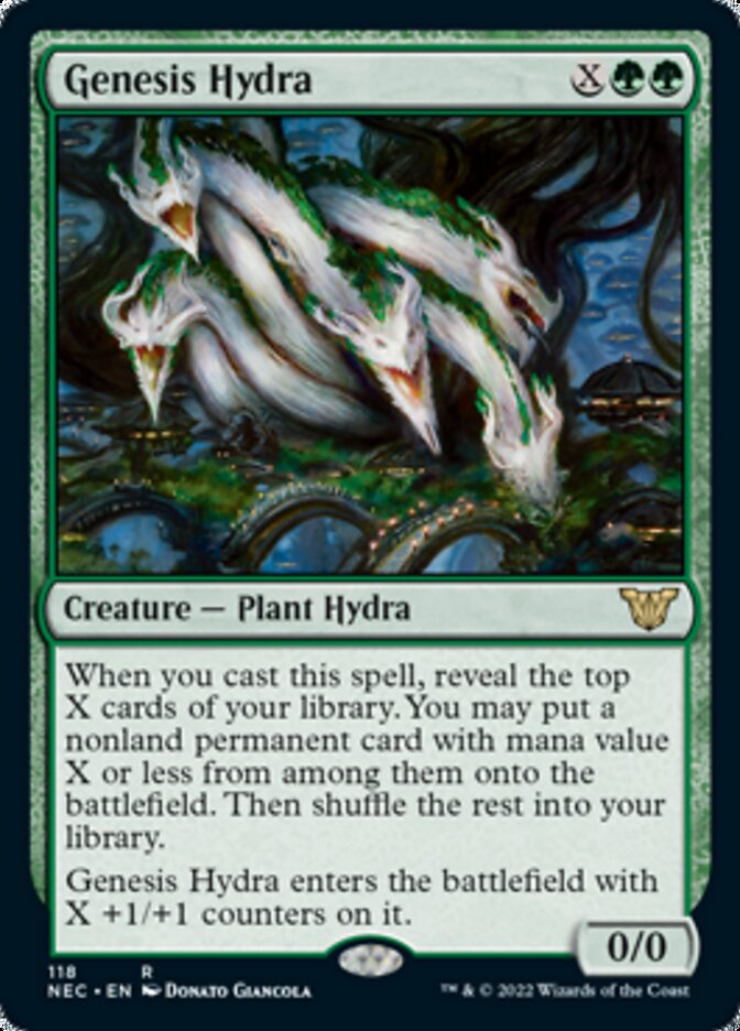 Genesis Hydra [Kamigawa: Neon Dynasty Commander] - Destination Retro