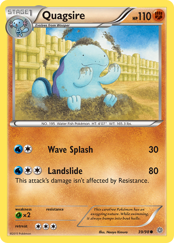 Quagsire (39/98) [XY: Ancient Origins] - Destination Retro