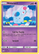 Nidoran (54/181) (Female) [Sun & Moon: Team Up] - Destination Retro