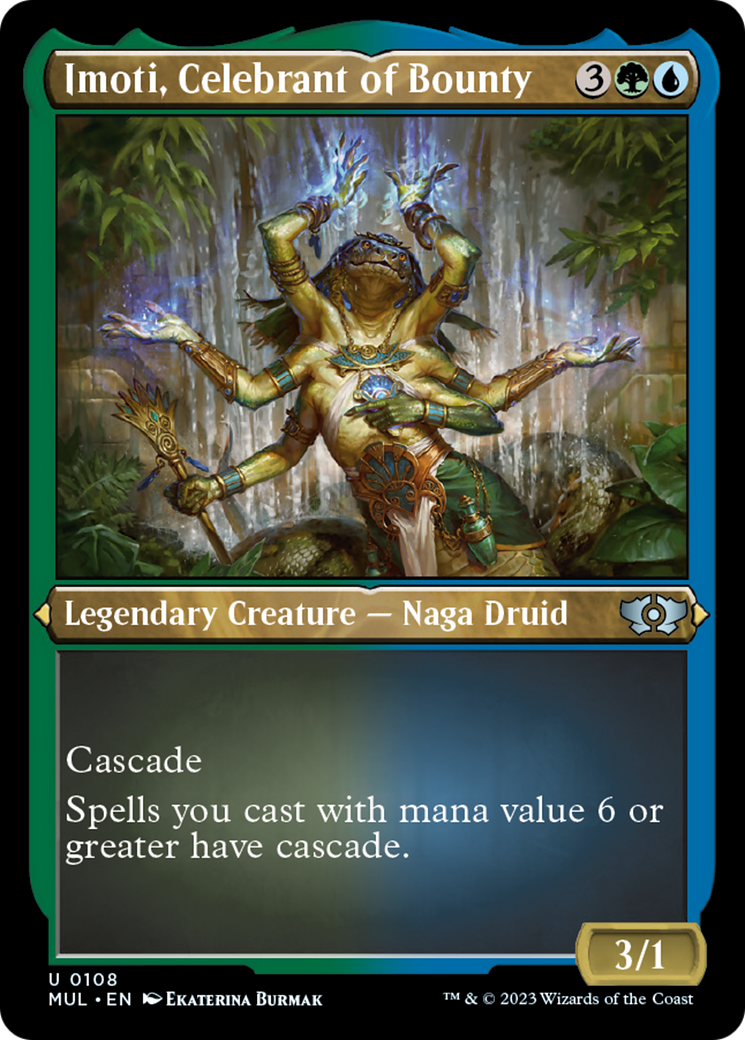 Imoti, Celebrant of Bounty (Foil Etched) [Multiverse Legends] - Destination Retro