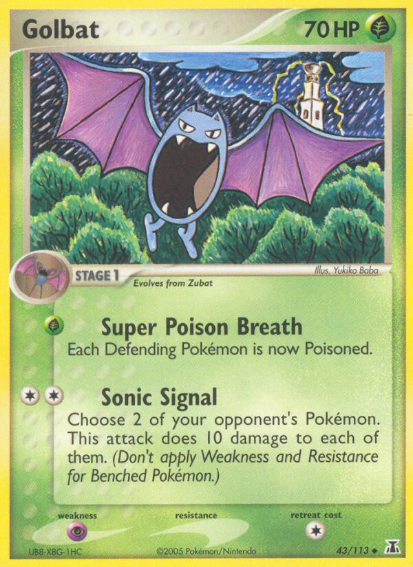 Golbat (43/113) [EX: Delta Species] - Destination Retro
