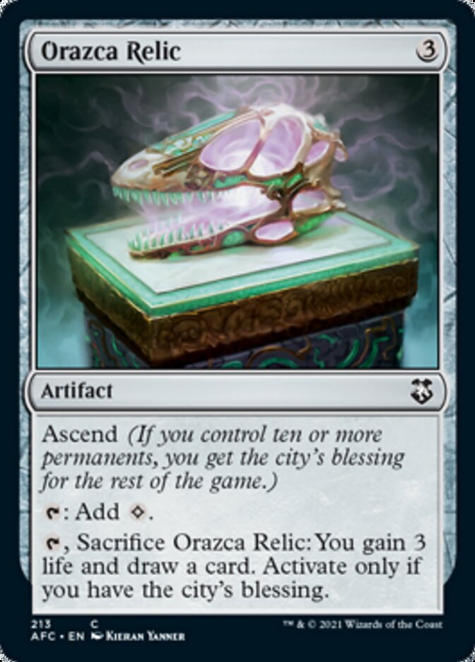 Orazca Relic [Dungeons & Dragons: Adventures in the Forgotten Realms Commander] - Destination Retro