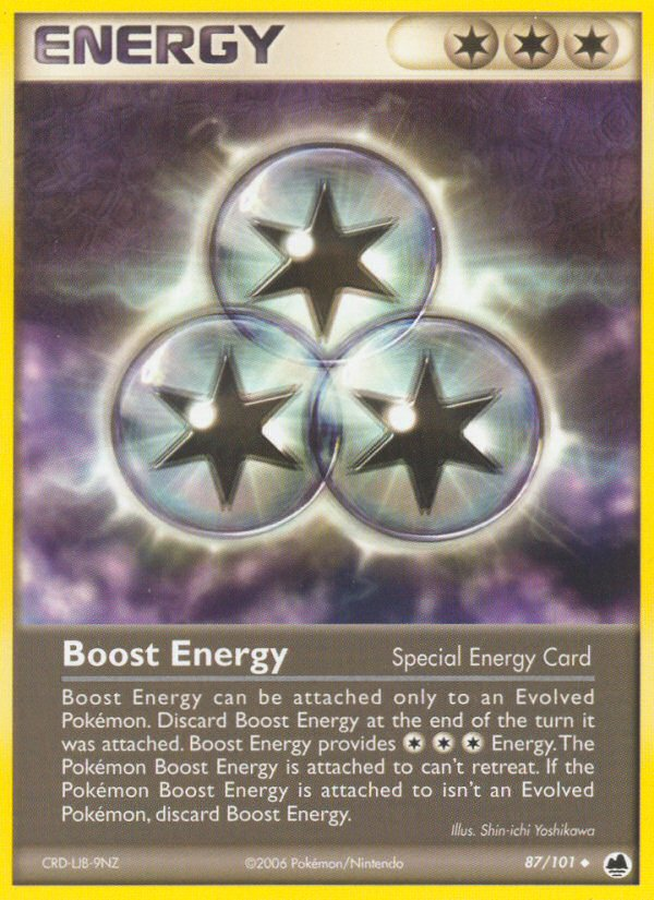 Boost Energy (87/101) [EX: Dragon Frontiers] - Destination Retro