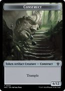 Construct // Soldier Double-Sided Token [Murders at Karlov Manor Commander Tokens] - Destination Retro