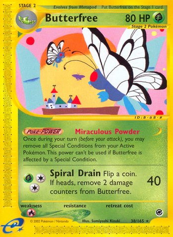 Butterfree (38/165) [Expedition: Base Set] - Destination Retro