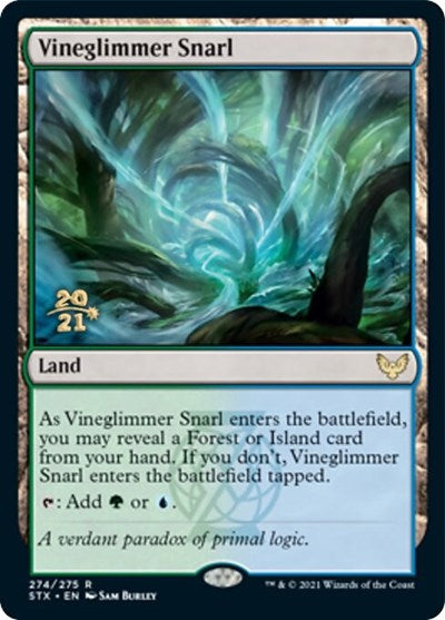 Vineglimmer Snarl [Strixhaven: School of Mages Prerelease Promos] - Destination Retro