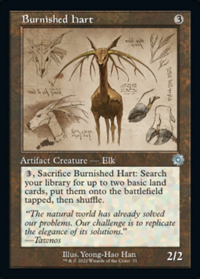 Burnished Hart (Retro Schematic) [The Brothers' War Retro Artifacts] - Destination Retro