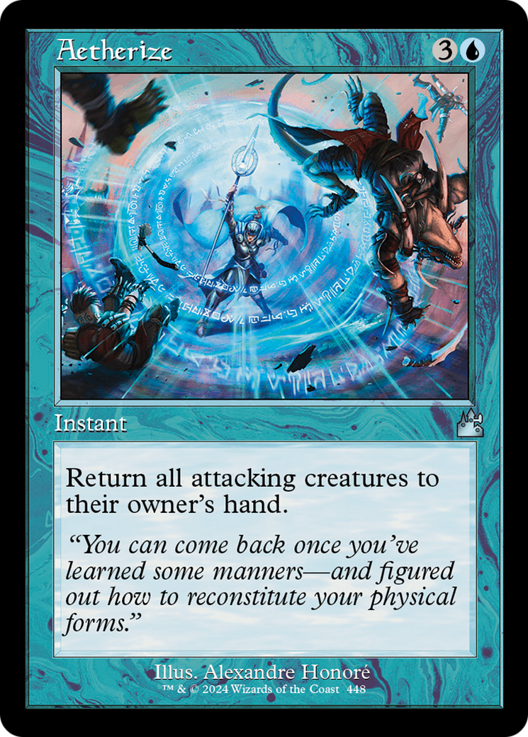 Aetherize (Retro Frame) [Ravnica Remastered] - Destination Retro