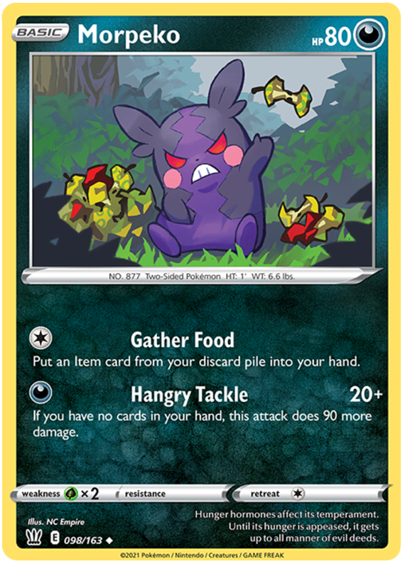 Morpeko (098/163) [Sword & Shield: Battle Styles] - Destination Retro
