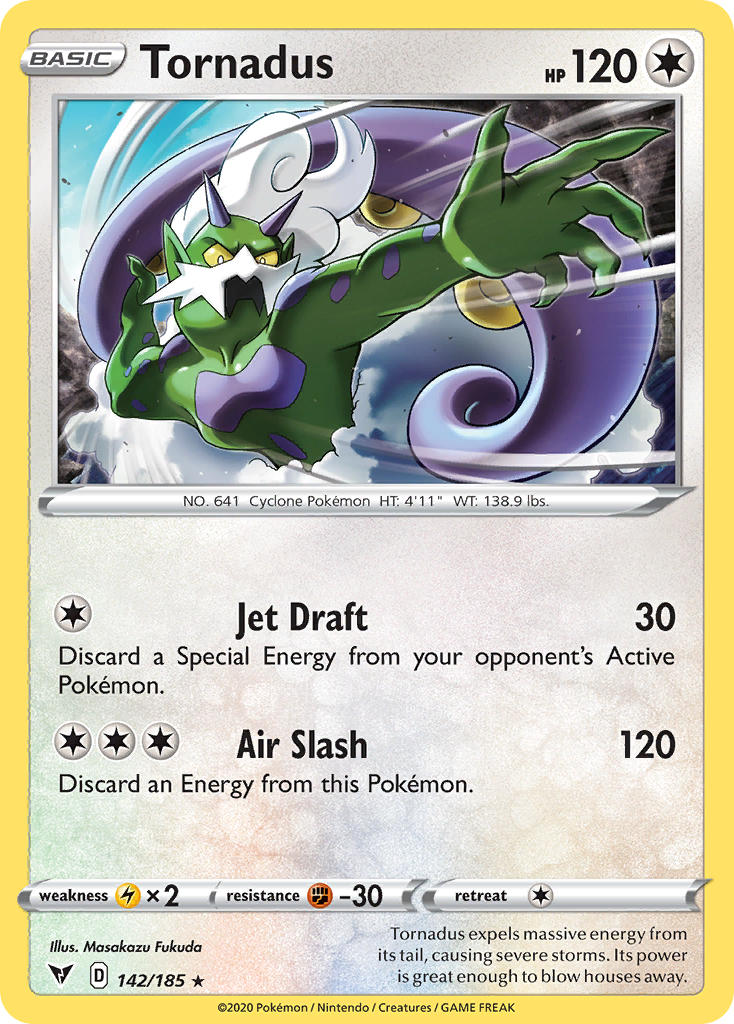 Tornadus (142) [Sword & Shield: Vivid Voltage] - Destination Retro