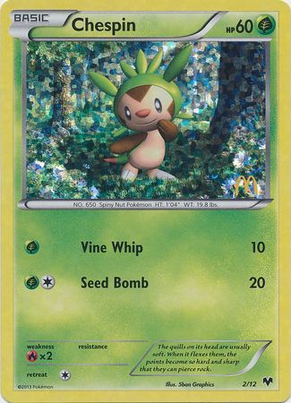 Chespin (2/12) [Mcdonald's Promos: 2014 Collection] - Destination Retro