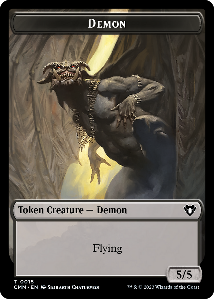 Demon Token [Commander Masters Tokens] - Destination Retro