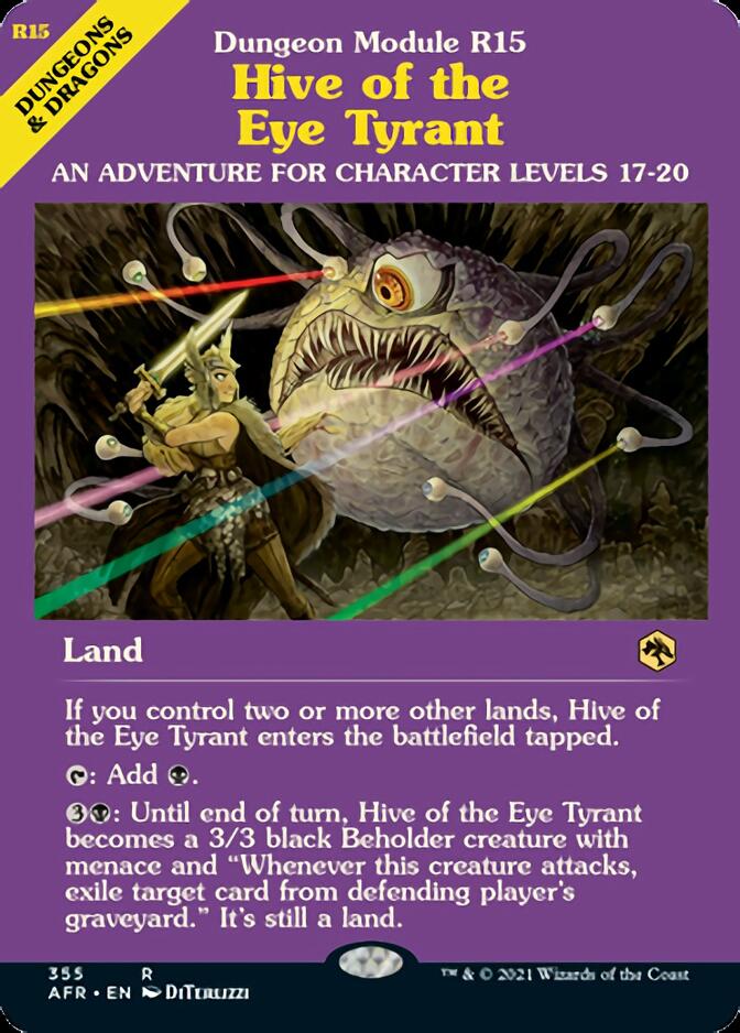 Hive of the Eye Tyrant (Dungeon Module) [Dungeons & Dragons: Adventures in the Forgotten Realms] - Destination Retro