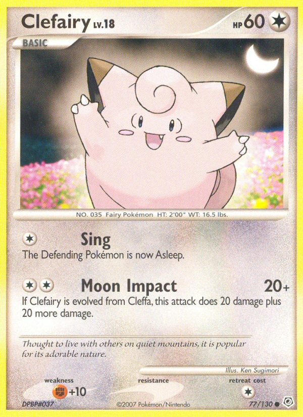 Clefairy (77/130) [Diamond & Pearl: Base Set] - Destination Retro