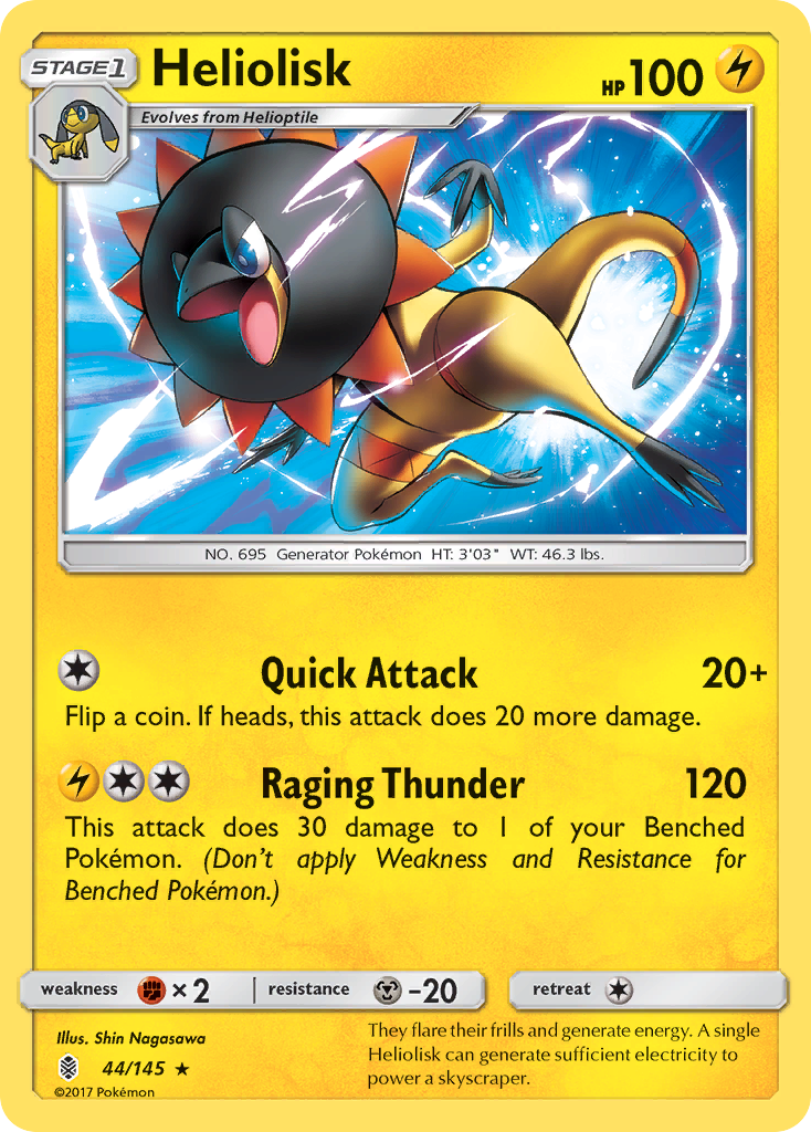 Heliolisk (44/145) [Sun & Moon: Guardians Rising] - Destination Retro