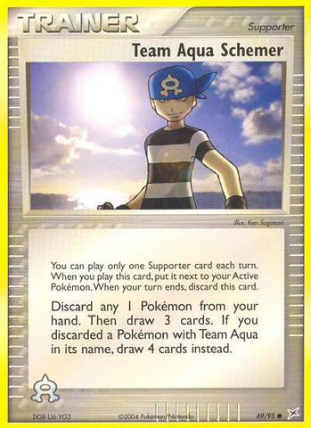 Team Aqua Schemer (69/95) [EX: Team Magma vs Team Aqua] - Destination Retro