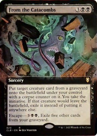 From the Catacombs (Extended Art) [Commander Legends: Battle for Baldur's Gate] - Destination Retro