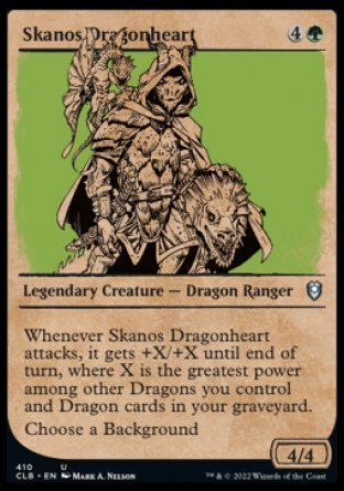 Skanos Dragonheart (Showcase) [Commander Legends: Battle for Baldur's Gate] - Destination Retro