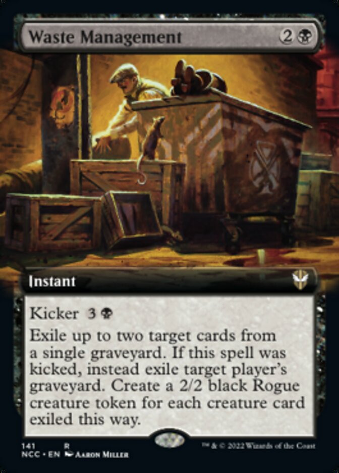 Waste Management (Extended Art) [Streets of New Capenna Commander] - Destination Retro