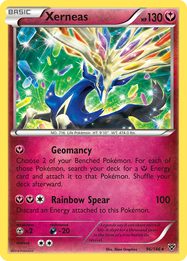 Xerneas (96/146) [XY: Base Set] - Destination Retro