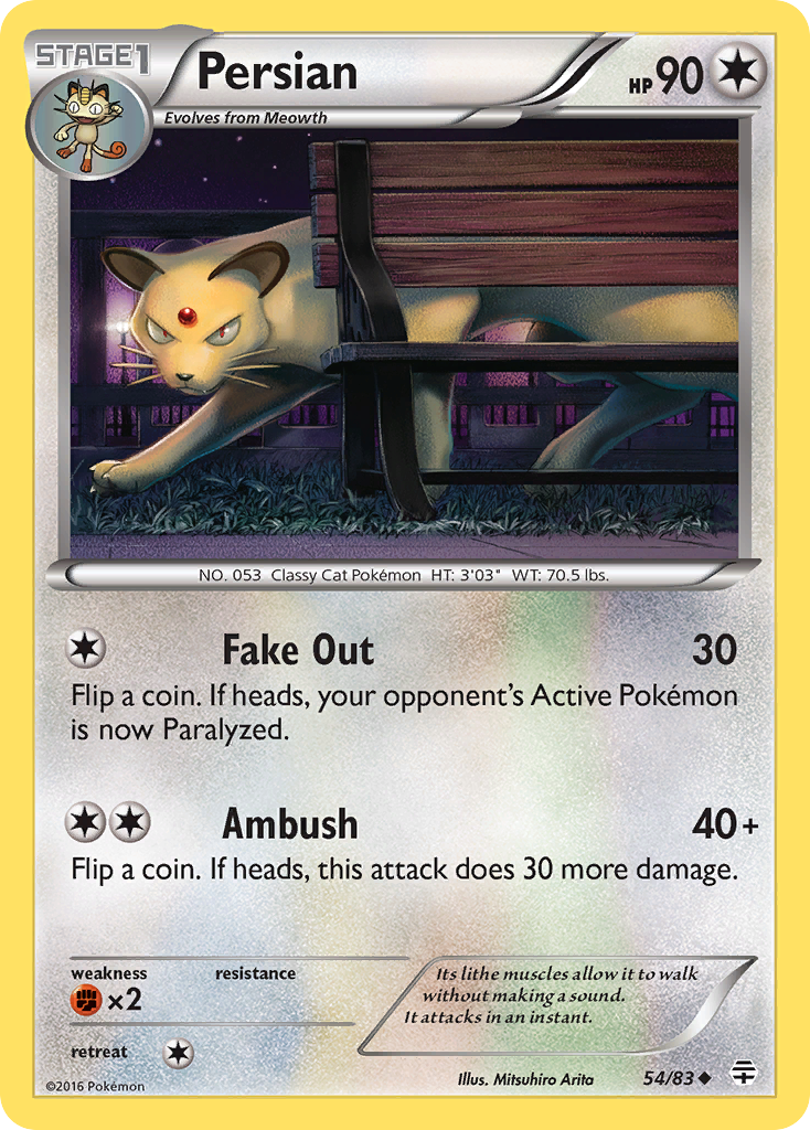 Persian (54/83) [XY: Generations] - Destination Retro