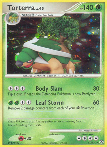 Torterra (17/130) [Diamond & Pearl: Base Set] - Destination Retro