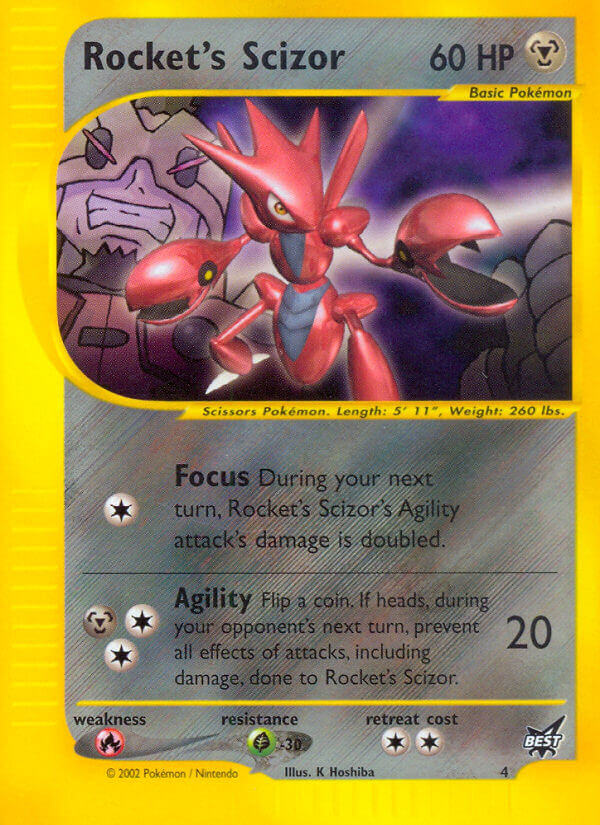 Rocket's Scizor (4) [Best of Promos] - Destination Retro