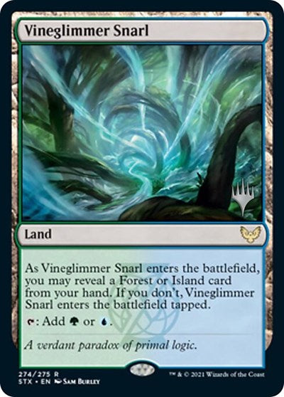 Vineglimmer Snarl (Promo Pack) [Strixhaven: School of Mages Promos] - Destination Retro