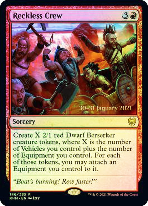 Reckless Crew  [Kaldheim Prerelease Promos] - Destination Retro